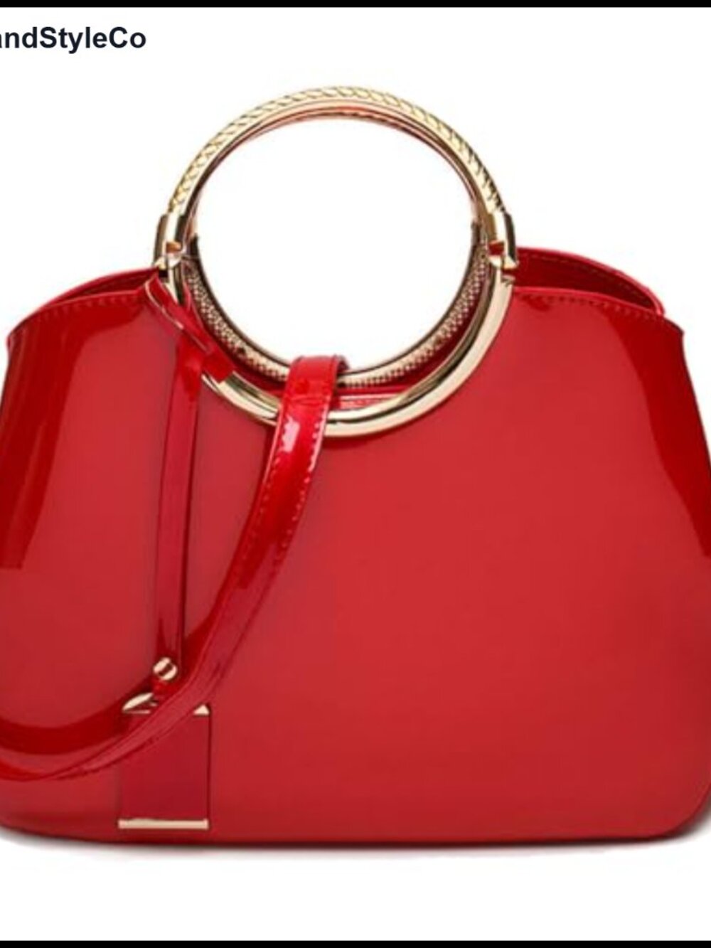 ZiMing Women Patent Leather Tote Bag Top Handle Shoulder Satchel